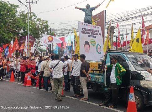 Ketua KPU Sidoarjo Batasi liputan wartawan saat pengundian nomer urut pasangan Cabup dan Cawabup