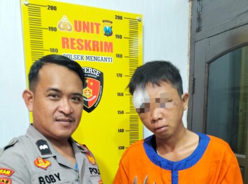 Unit Reskrim Polsek Menganti Ringkus Maling Motor Beraksi di Sidojangkung