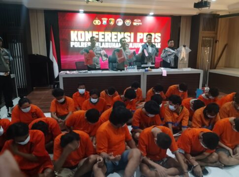 Polres Pelabuhan Tanjung Perak Berhasil Ungkap 46 Kasus Kriminal Selama Ops Sikat Semeru 2025